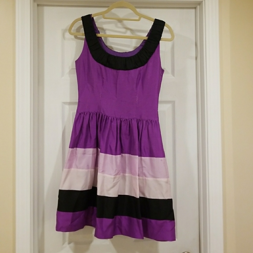 Purple party dress